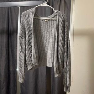 Grey cardigan